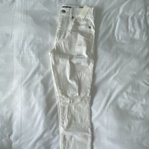 NEW: Aeropostale High Waisted White Ankle Jeggings | Size 2R